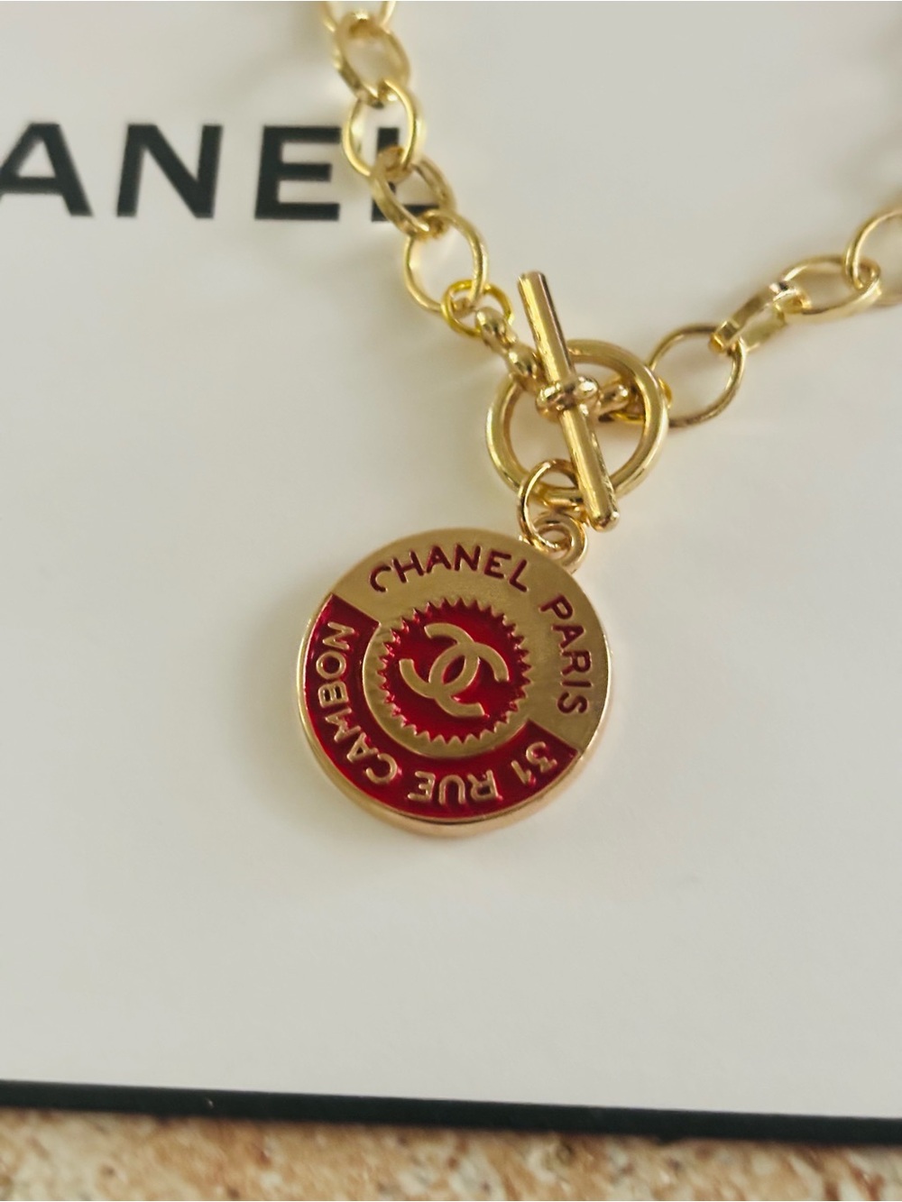 Gold Bracelet with Authentic Hardware & Chanel Box - Picture 2 of 4